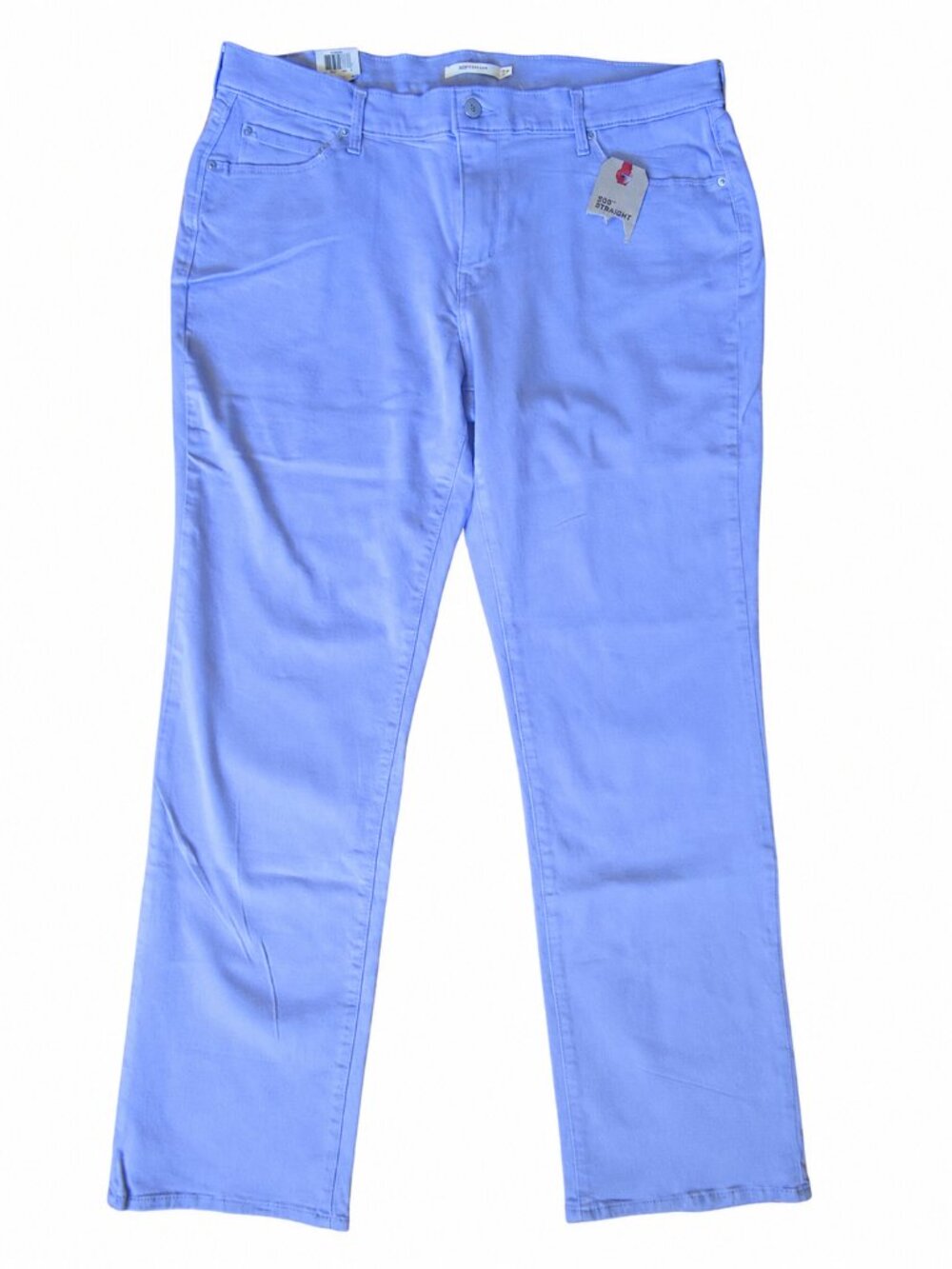 NWT Levi's 505 Straight Lavender Mid Rise Stretch Jeans | Size 16 W33 L32